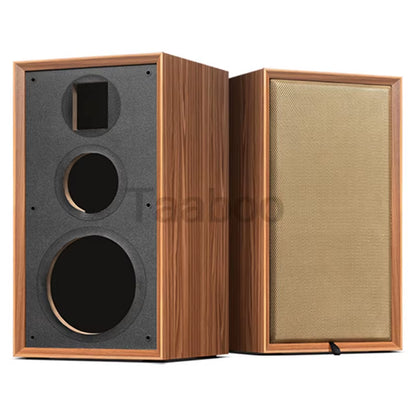 8-Inch Three-Way Labyrinth Speaker Enclosure for DIY Hi-Fi Audio Bookshelf Applications - Handmade Wooden Passive Speaker Box