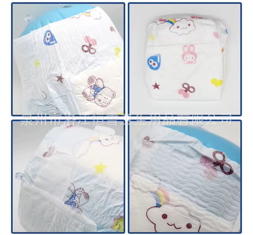 50Pcs/1Pack Diaper Newborn Infant Baby Cloth Diapers for Newborns Ultra-Thin Breathable Baby Panties Diapers Diaper Bag Fralda