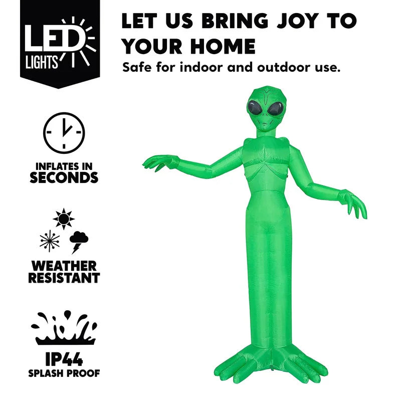 9 FT Halloween Inflatable Giant Alien