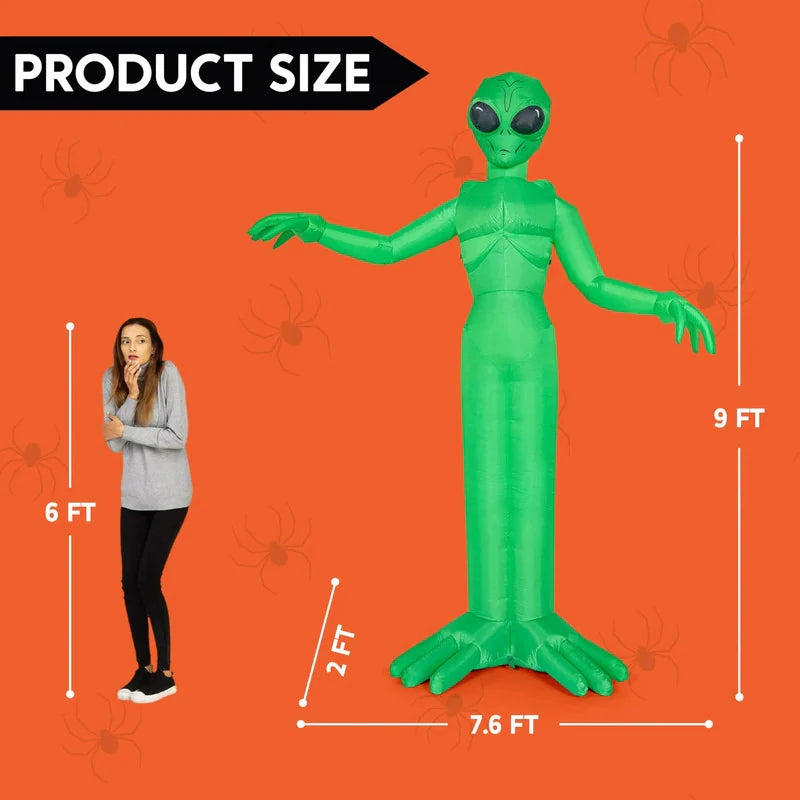 9 FT Halloween Inflatable Giant Alien