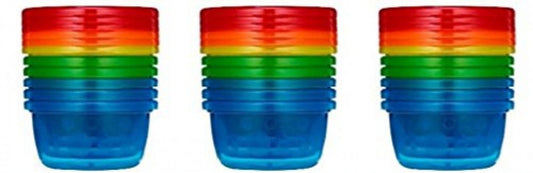Take & Toss Toddler Bowls with Lids - 8Oz - 18 Count