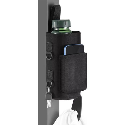 Magnetic Gym Water Bottle Carrier - Portable Non-Slip Sling Bag for Gym Accessories