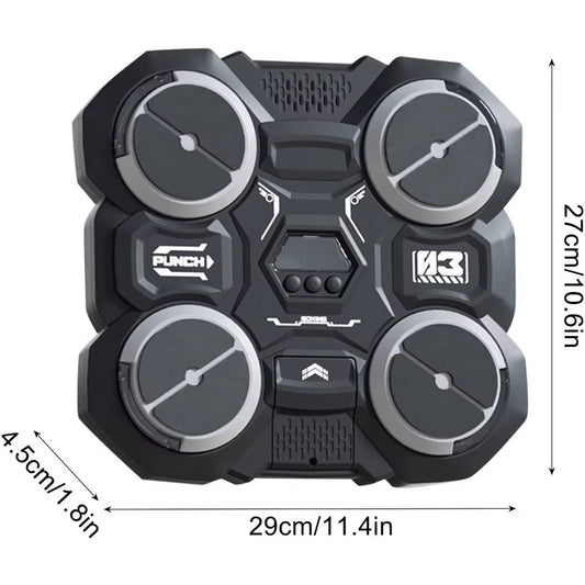 Bluetooth-Compatible Smart Music Boxing Machine for Children - Wall Mounted Design