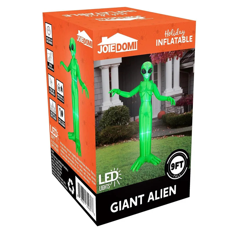 9 FT Halloween Inflatable Giant Alien