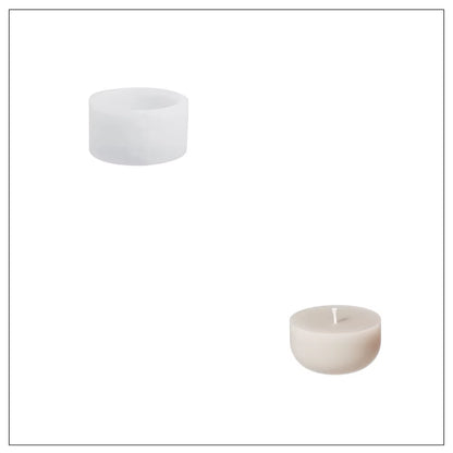 Twinkle Bauble Candle Jar Concrete Jesmonite Silicone Mold 4 Oz Candle Refill Mold Christmas Home Decoration