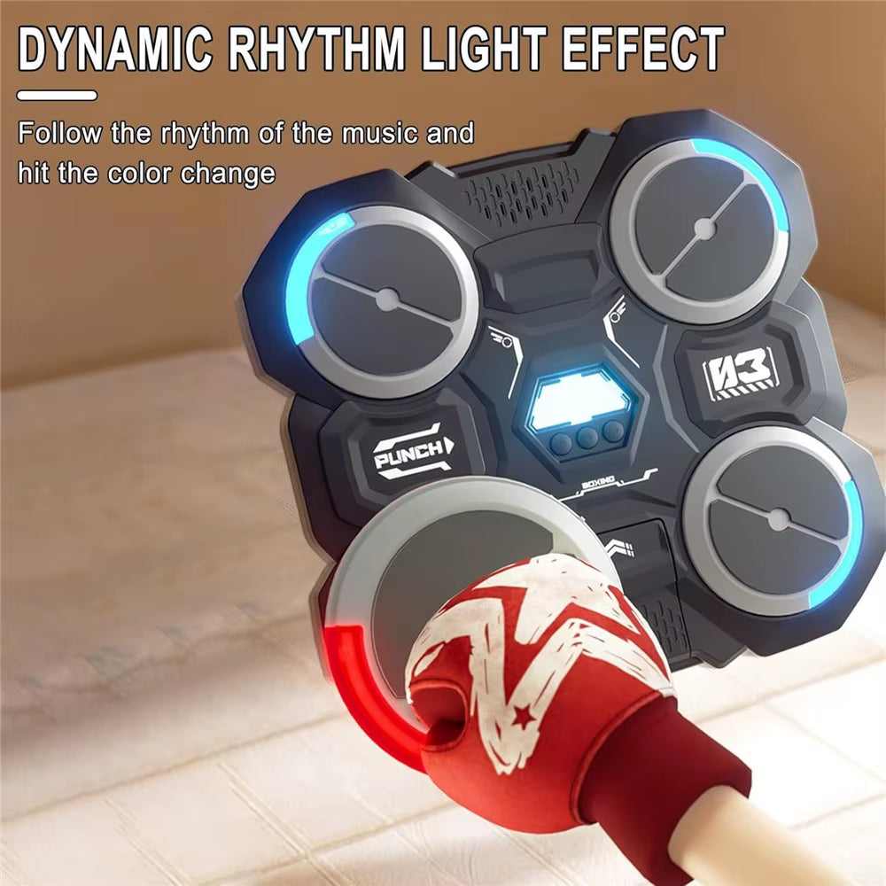 Bluetooth-Compatible Smart Music Boxing Machine for Children - Wall Mounted Design